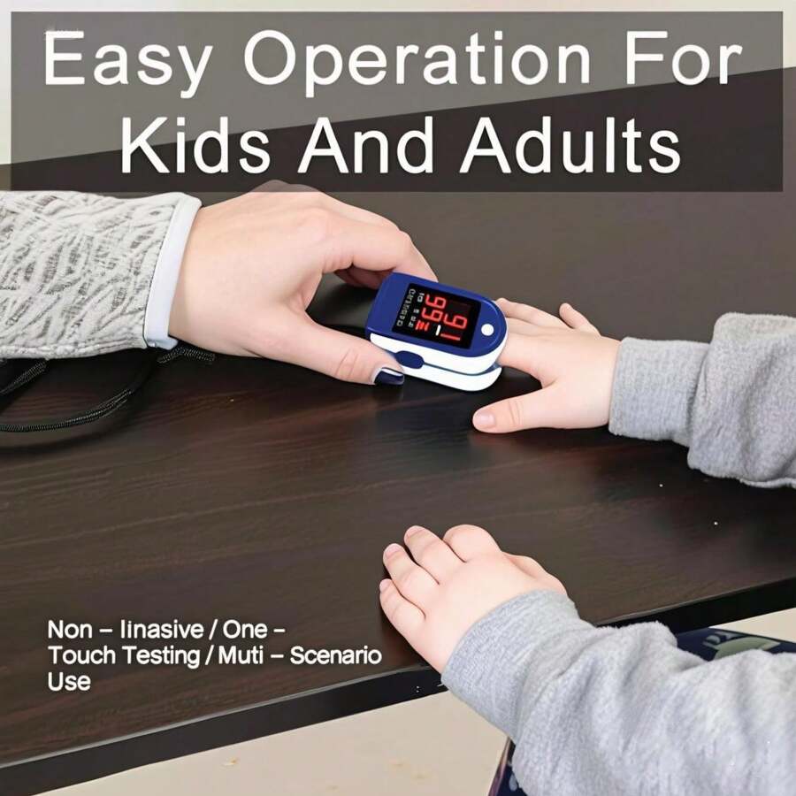 Fingertip Pulse Oximeter – Portable SpO2 & O2 Monitor