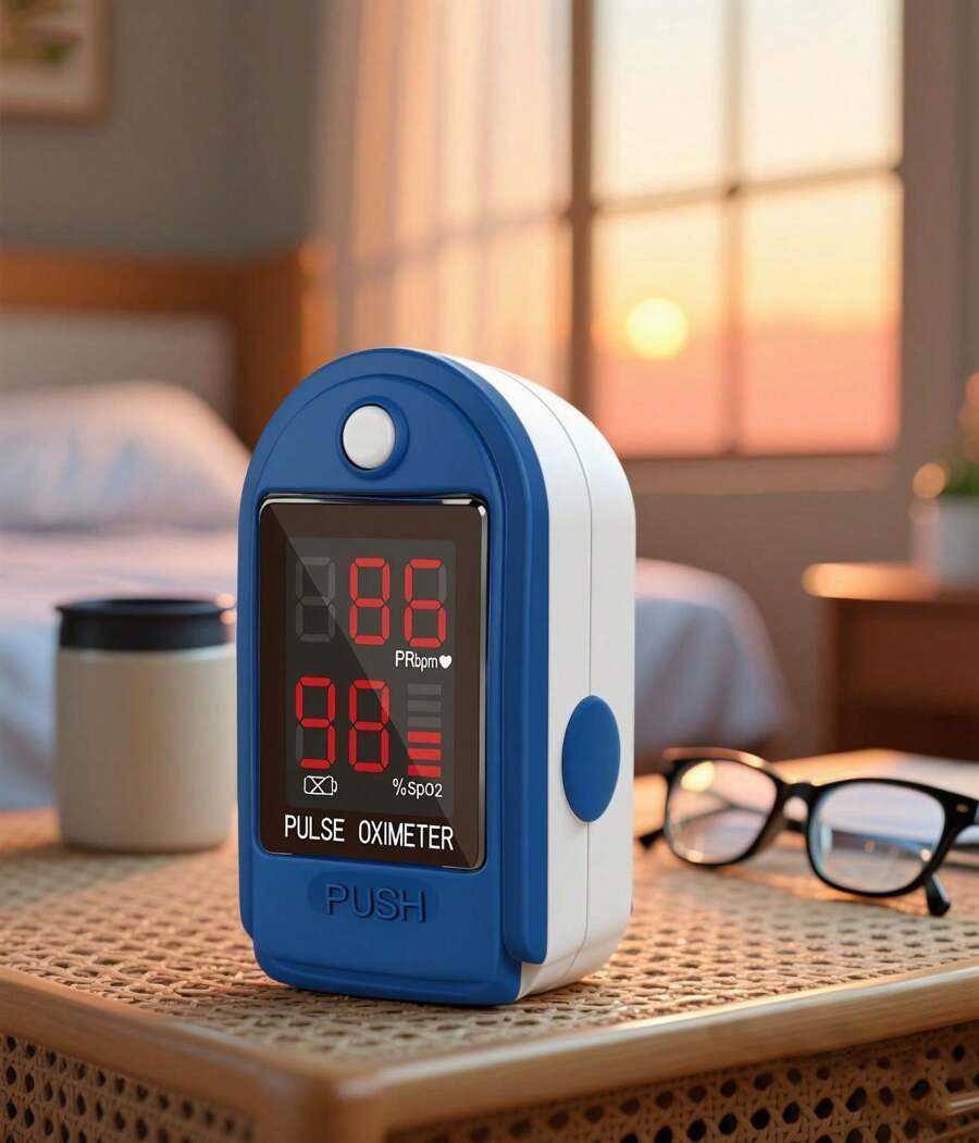 Fingertip Pulse Oximeter – Portable SpO2 & O2 Monitor