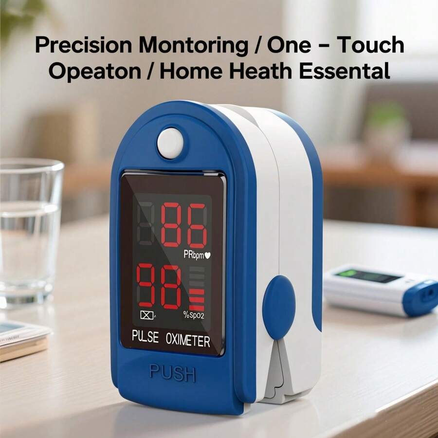 Fingertip Pulse Oximeter – Portable SpO2 & O2 Monitor