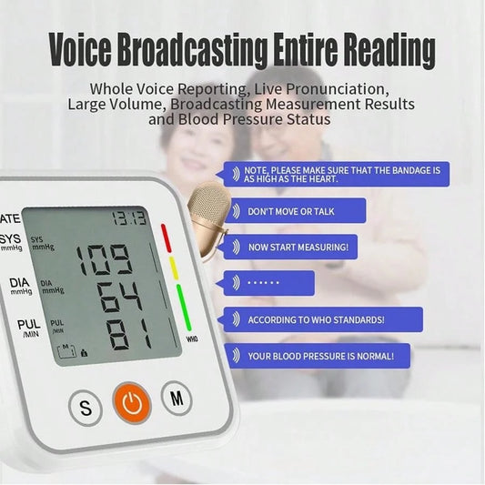 Digital Arm Blood Pressure Monitor Easy Home