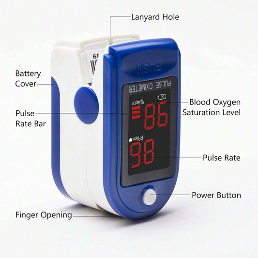 Fingertip Pulse Oximeter – Portable SpO2 & O2 Monitor